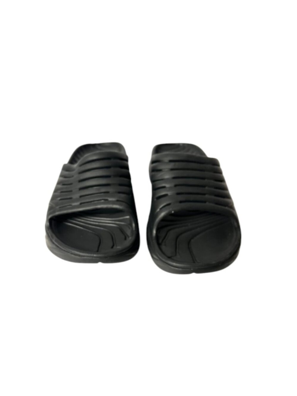 Hoka One One Ora Recovery Slide Sandals Black Mens 7 Womens 9 Foam Comfort Used